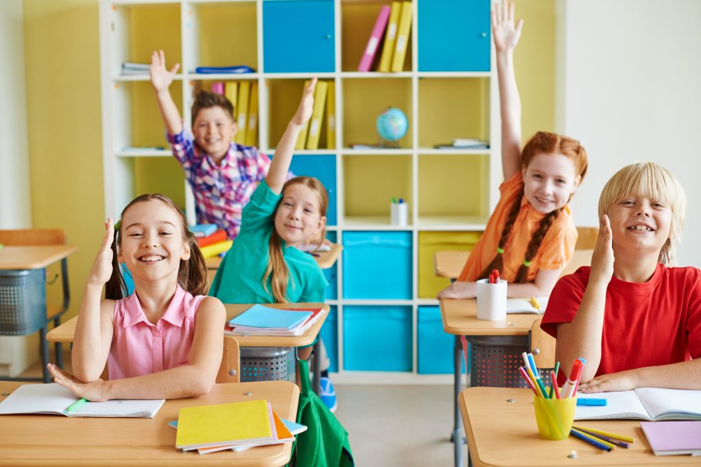 kids in classroom