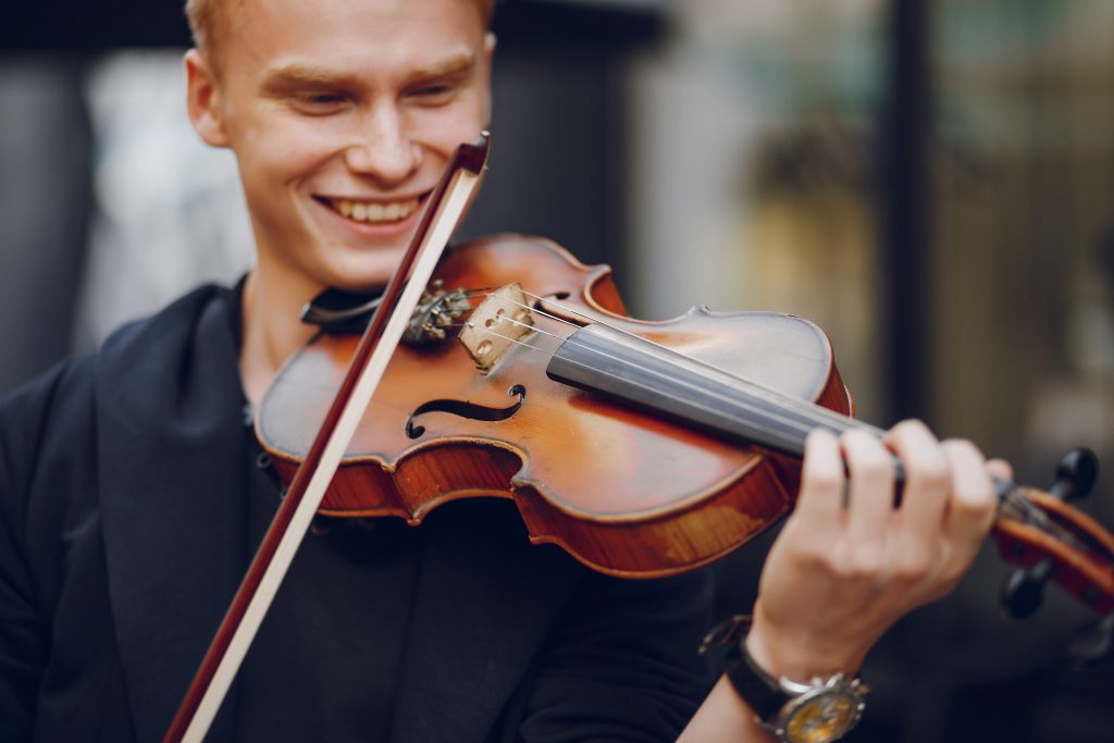 guy with violin